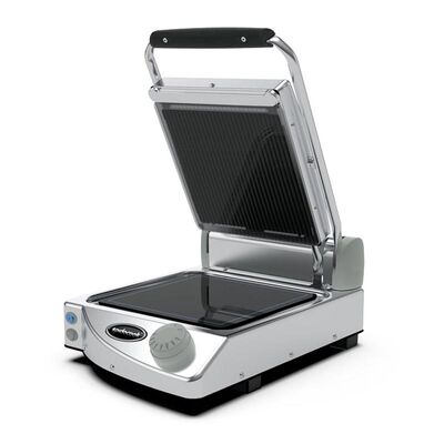 Spidocook SP 010 PR Tek Taraf Nervürlü Yüzey Seramik Camlı Izgara & Tost Makinesi, Elektrikli - 1