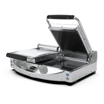 Spidocook SP 020 PR Tek Taraf Nervürlü Yüzey Seramik Camlı Izgara & Tost Makinesi, Elektrikli - 1