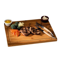 Zicco HWC-04 Bambu Steak Tahtası, 30x40 cm, Kalınlık 2 cm - Zicco
