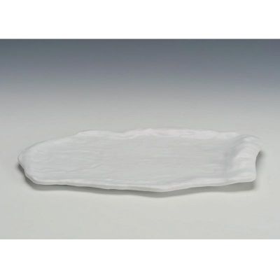 Zicco K-9900 Taş Model Melamin Teşhir Tabağı, 21x40 cm, Siyah - 1