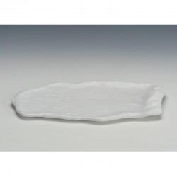 Zicco K-9900 Taş Model Melamin Teşhir Tabağı, 21x40 cm, Siyah - Zicco