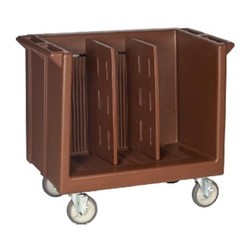 Tribeca Tepsi ve Tabak Taşıma Arabası, 980x585x880 mm, Kahverengi - Tribeca