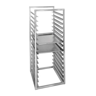 Almetal Tepsi Taşıma İstif ve Pişirme Arabası, 15 Tepsi Kapasiteli, 40x60 cm - 1