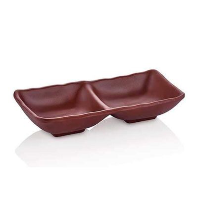 Külsan Thermoset Ramekin, Çiftli, 17.5x8.7 cm, 2x68 ml, Kahverengi - 1