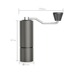 Timemore Chestnut C2 Manual Coffee Grinder, Black - 3