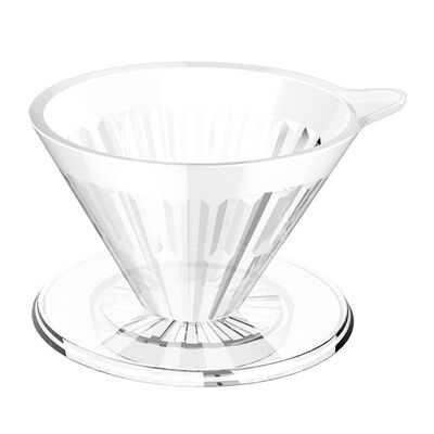 Timemore Crystal Eye 02 V60 Plastik Dripper, 4 Fincan - 1