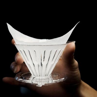 Timemore Crystal Eye 02 V60 Plastik Dripper, 4 Fincan - Timemore