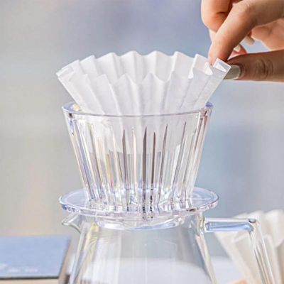 Timemore Crystal Eye B75 Düz Tabanlı Demleyici Dripper, 1-2 Fincan - 7