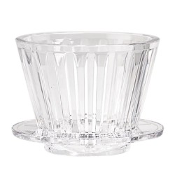 Timemore Crystal Eye B75 Flat Bottom Brewer Dripper, 1-2 Cup - Timemore