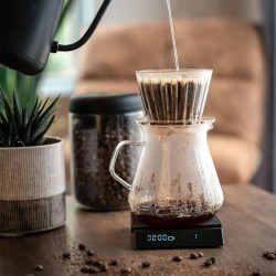 Timemore Crystal Eye B75 Flat Bottom Brewer Dripper, 1-2 Cup - 5