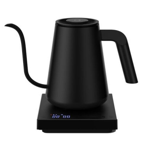 Timemore Fish Pro Pour Over Heat Adjustable Gooseneck Kettle, 900 ml, Black - 1