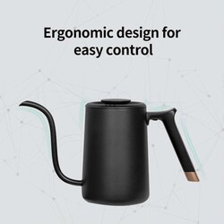 Timemore Fish Pure Pour Over Kettle, 700 ml, Siyah - 4