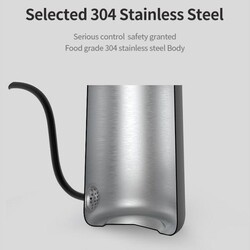 Timemore Fish Pure Pour Over Kettle, 700 ml, Siyah - 6