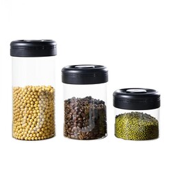 Timemore Vacuum Glass Coffee Storage Container, 800 ml - 8