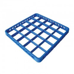 Tribeca Basket Riser, 25 Compartment, 500x500x40 mm, Blue - Tribeca