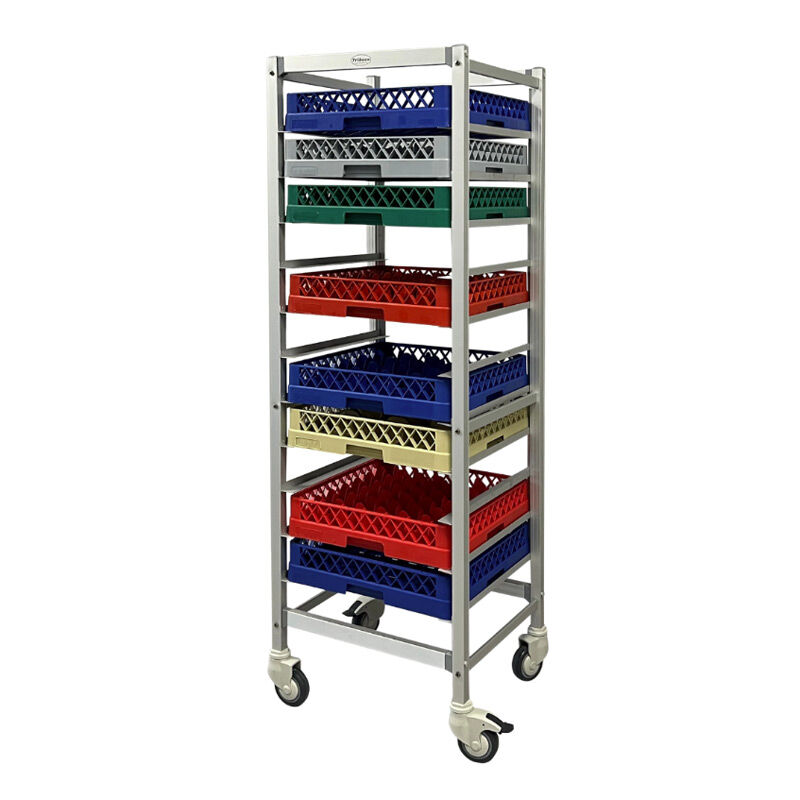 Tribeca BTA-11 Basket Taşıma Arabası, 11 Raflı, 52x58x177 cm - Tribeca