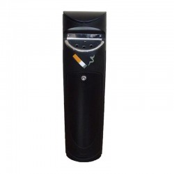 Tribeca Cigarette Butt Collection Unit, 265x210x1040 mm, Black - Tribeca