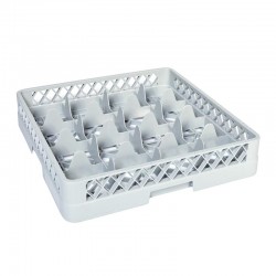 Tribeca Cup Basket, 16 Compartments, 500x500x100 mm, Grey - Tribeca