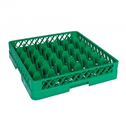 Tribeca Cup Basket, 36 Compartments, 500x500x100 mm, Green - Tribeca