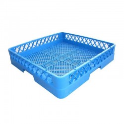 Tribeca Cutlery Basket, 500x500x100 mm, Blue - Tribeca