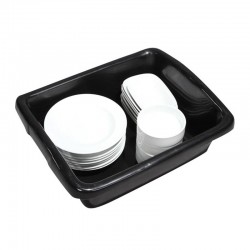 Tribeca Dish Collection Tub, 470x390x150 mm, Black - Tribeca