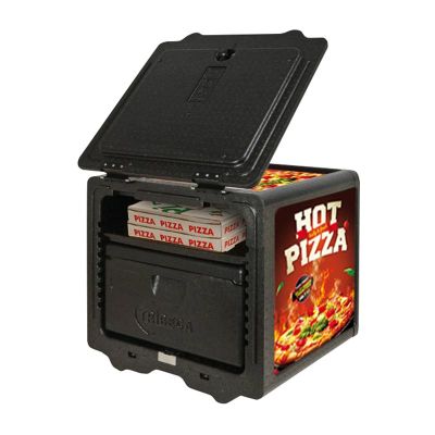 Tribeca EPP-4242L Thermobox, 4 Pizza Capacity, 31 L, Black - Tribeca