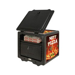 Tribeca EPP-MBPF Önden Yüklemeli Motor Arkası Thermobox, 100 L, Siyah - Tribeca