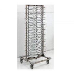 Tribeca Plate Stacker, 80 Plates, 720x720x1820 mm - Tribeca