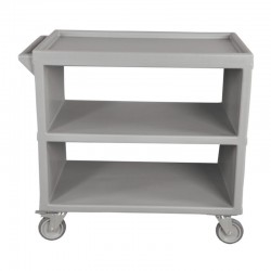 Tribeca Service Trolley, Open, 850x515x875 mm, Grey - Tribeca