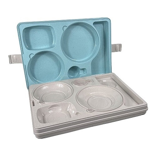 Tribeca TT-5NL 5 Bölmeli Kilitli Termo Tepsi - 1