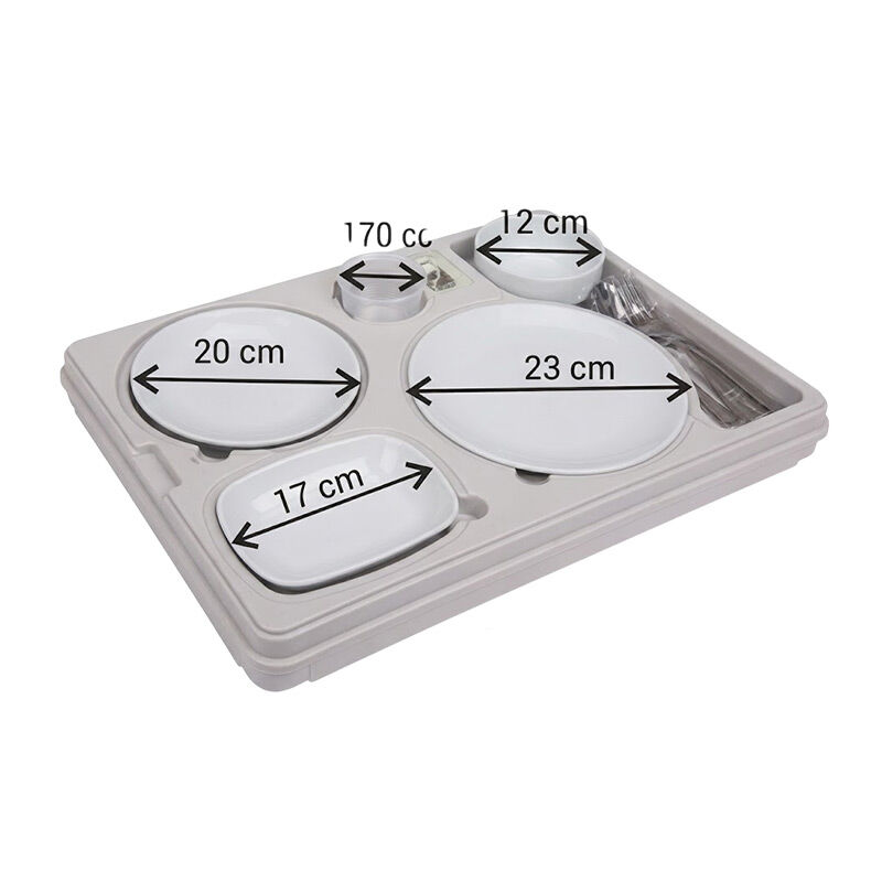 Tribeca TT-5NL 5 Bölmeli Kilitli Termo Tepsi - Tribeca