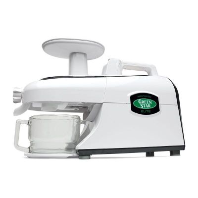 Tribest GSE-5000-F Greenstar Elite Soğuk Sıkım Katı Meyve ve Sebze Sıkacağı, Beyaz - 1