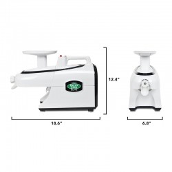 Tribest GSE-5000-F Greenstar Elite Soğuk Sıkım Katı Meyve ve Sebze Sıkacağı, Beyaz - Tribest (1)