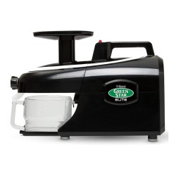 Tribest GSE-5010 Greenstar Elite Elite عصارة فواكه وخضروات صلبة بالكبس البارد، أسود - 2