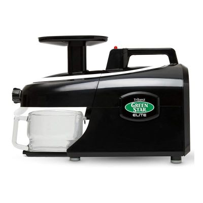 Tribest GSE-5010 Greenstar Elite Cold Press Solid Fruit and Vegetable Juicer, Black - Tribest