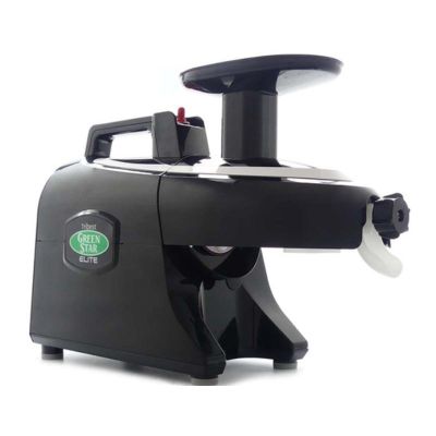 Tribest GSE-5010 Greenstar Elite Cold Press Solid Fruit and Vegetable Juicer, Black - Tribest