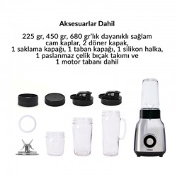 Tribest PBG-5050-C Personal Cam Sürahili Blender, 0.7 L, 500 W, Beyaz - 4