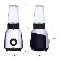 Tribest PBG-5050-C خلاط إبريق زجاجي شخصي، 0.7 لتر، 500 واط، أبيض - 2