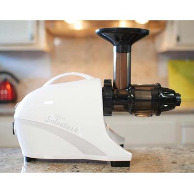 Tribest SS-4200-F Solostar Соковыжималка для твердых фруктов, овощей и травы холодного прессования, белая - Tribest