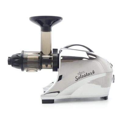 Tribest SS-4250-F Solostar Soğuk Sıkım Katı Meyve & Sebze ve Çimen Sıkacağı, Krom - Tribest