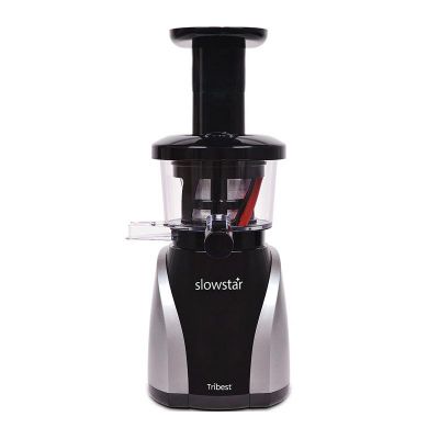 Tribest SW-2020-F عصارة فواكه وخضروات صلبة بالكبس على البارد، رمادي اللون - Tribest