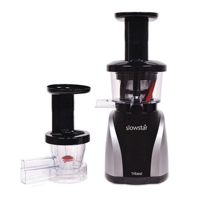 Tribest SW-2020-F Slowstar Soğuk Sıkım Katı Meyve ve Sebze Sıkacağı, Gri - Tribest