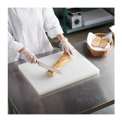 Türkay Polyethylene Cutting Board, 50x30x4 cm, White - 3