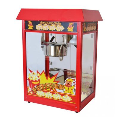 Turnike Set Üstü Popcorn Mısır Patlatma Makinesi, 53x43x7 cm, Kırmızı - 1