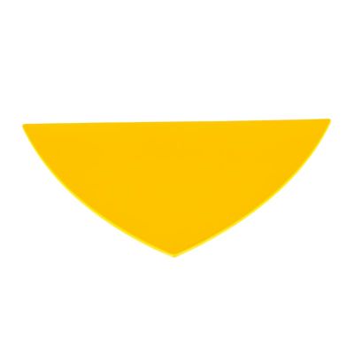 Zicco K-654 Melamin Üçgen Teşhir Tabağı, 47.5 cm, Sarı - 1