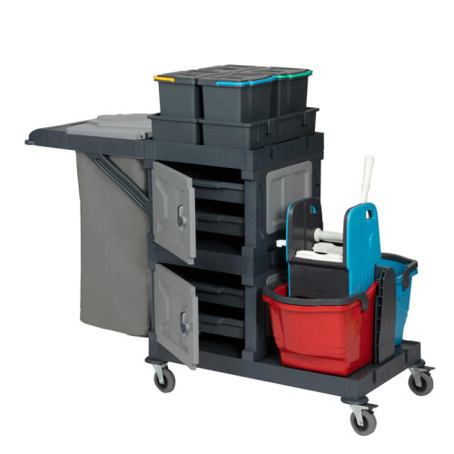 Üçtem AC2122 Тележка для уборки Alfacart, 152x76x123 см - UTP Professional