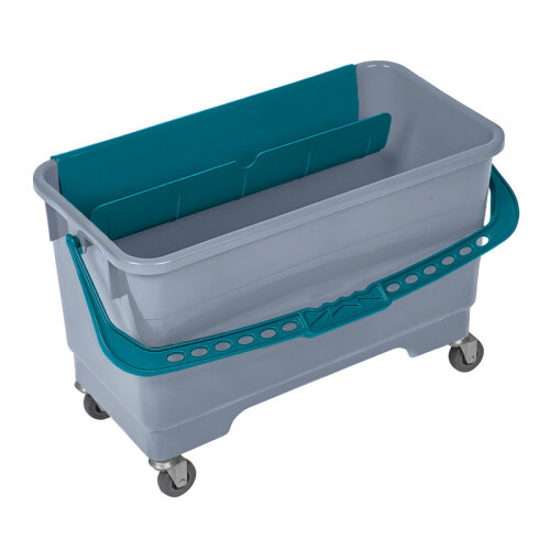 Üçtem CK103 Glazier Bucket with Metal Wheels, 26x51x36 cm, 20 L - UTP Professional