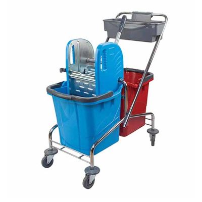 Üçtem CK752 Double Bucket Cleaning Trolley, 68x41x86 cm - Üçtem