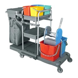 Üçtem KA401FB Press Bucket Cleaning Trolley - Üçtem