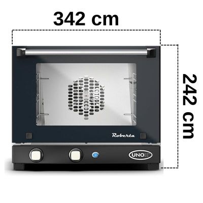 Unox Roberta Manuel Fırın, 342x242 mm 3 Tepsi Kapasiteli, Elektrikli - Unox